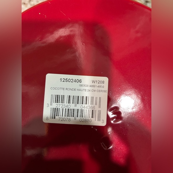 Staub Red Cast Iron Cocotte - Picture 4 of 7